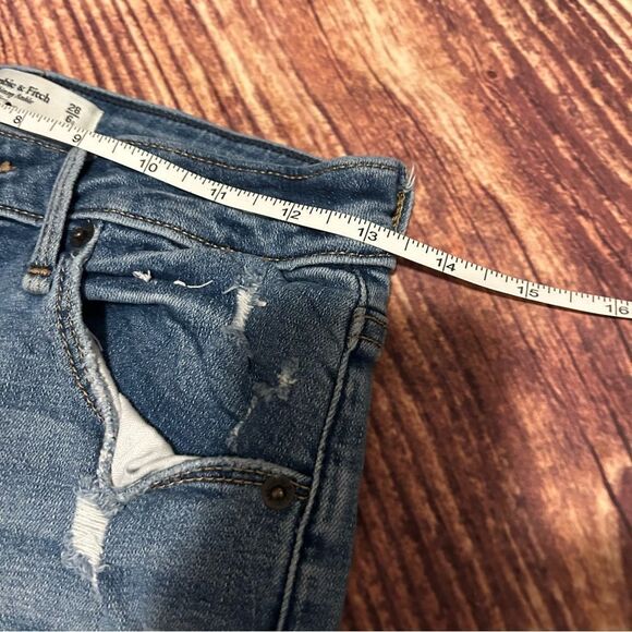 Women’s Abercrombie & Fitch Super Skinny Ankle High Rise Curve Love Size 28/6s - Picture 7 of 7